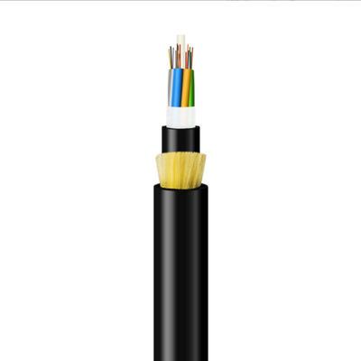 Cable aérien autoportant à 48 cœurs, entièrement diélectrique, ADSS, portée 100 m, portée 200 m