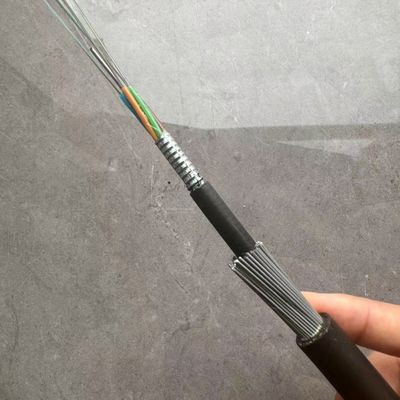 Sous-sol GYTA33 24 cœurs G652D SM câble en fibre de fibre en acier blindé