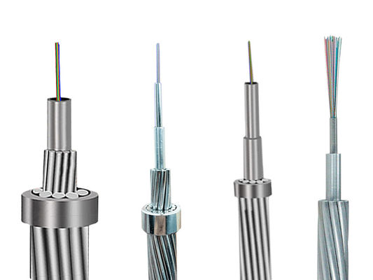 OPGW câble à fibre optique câbles de terre puissance 4 48 noyau mode unique aérien aérien