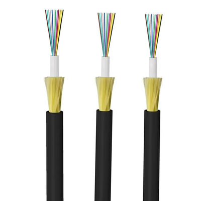 4 8 12 Noyau GYFXTH Unitube Fil de verre Fil d'aramide Cable à fibres optiques non métalliques JET câbles à fibres optiques
