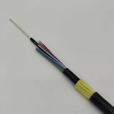Cable à fibre optique aérien ADSS tout-diélectrique 48core 96core 144core