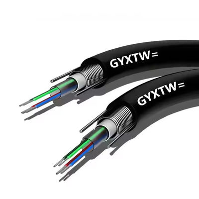 8 Cœur GYXTW G657A G652D SM Cable à fibre optique aérien extérieur avec deux fils 1km Prix