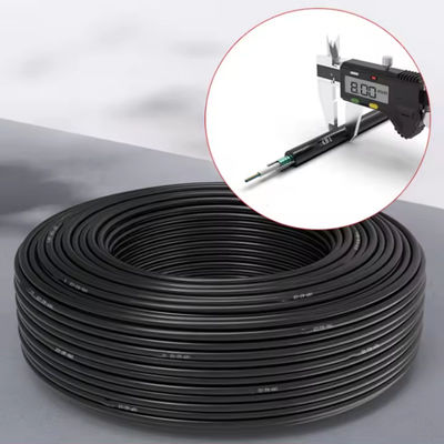 8 Cœur GYXTW G657A G652D SM Cable à fibre optique aérien extérieur avec deux fils 1km Prix