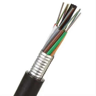 Cable blindé extérieur 12 24 48 72 96 144 câble à fibre optique GYTS GYTA Liste des prix par mètre