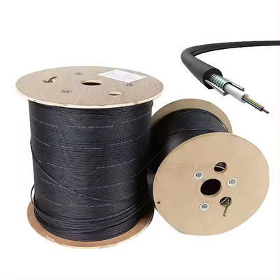 Cable en fibre optique extérieur GYXTW à 12 cœurs avec d'excellentes performances mécaniques et environnementales