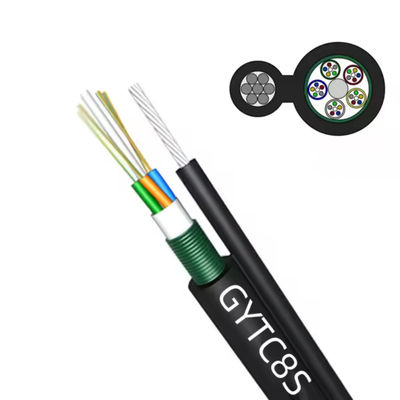 JQ Factory Outdoor Autoportant Figure 8 Type de câble GYTC8S GYTC8A 60 Noyau 72 Noyau câble à fibre optique 1 km Prix