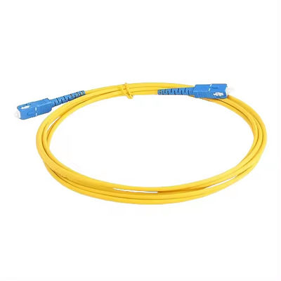 2.0mm 3.0mm SC UPC à SC UPC Jumper duplex 1m 2m 3m 5m SM MM G652d SC Cordon de patch à fibre optique