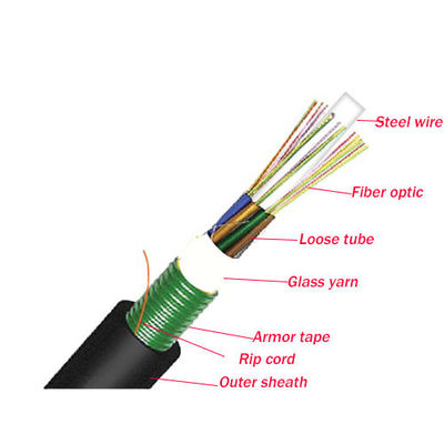 G652D Cable à fibre optique à 48 cœurs GYFTY/ADSS/GYTS/GYTA53 Prix par mètre