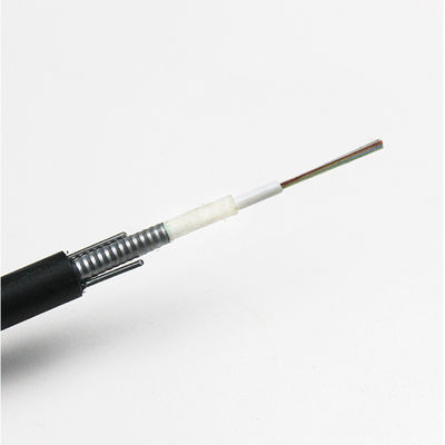 SM Cable à fibre optique extérieur mono-mode GYXTW53 GYXTW Multimode OM3 12 câble à fibre optique