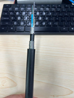 Mode unique G652D 24 48 câble optique à fibre optique à enterrement direct GYTA53