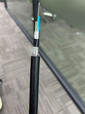 Mode unique G652D 24 48 câble optique à fibre optique à enterrement direct GYTA53