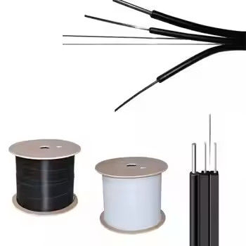 G657a1 G657a2 LSZH veste FTTH câble de chute extérieur intérieur câble à fibre optique