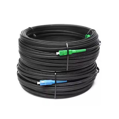 SC UPC SC APC FTTH câble de patch de fibre à goutte à goutte SM G657A1 G657a2 10M 30M 50M 100M 200m LSZH
