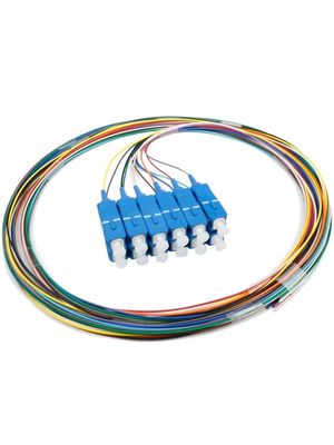 12 Brins SC UPC Jarretière Optique Fibre 0.9mm Câble Multimode FTTH FTTB
