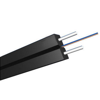 Cable à goutte en fibre optique FTTH à l'intérieur G657A2 mode unique, 1/2 noyau, 3,0 mm, LSZH, haute résistance pour le réseau domestique