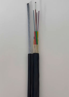 Figure 8 câble à fibre optique aérien autoportant GYXTC8Y 4 6 8 12 24 36 48 96 144