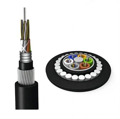 24 48 Cable sous-marin blindé en fibre optique GYTA33 GYFTY33 Tuyau lâche en chaîne