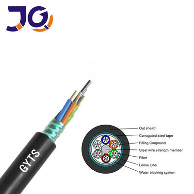 Cable optique à fibre optique souterrain blindé SM G652D 48 96 144