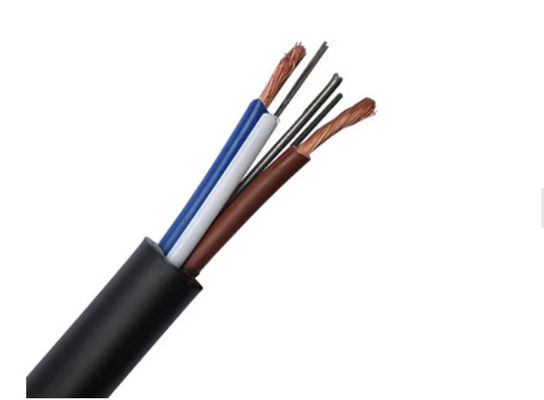 2 Câble optique composite à fibre unique monomode OPLC à 4 cœurs pour extérieur avec fil de cuivre YOFC