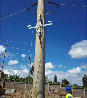 Supérieures à la tour de câble en fibre ADSS et à l'assemblage des supports de stockage de câbles à usage de poteau