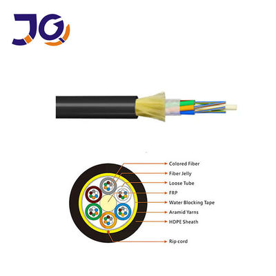 Câble à fibre optique ADSS pour installation aérienne, durable, tout diélectrique