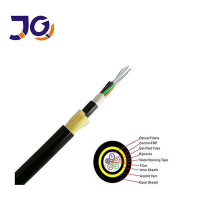 Câble à fibre optique ADSS 24 48 96 brins, portée 200m, 48 96 144 coeurs, gaine simple/double, ADSS ASU