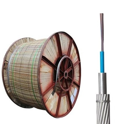 Câble OPGW (fil de garde optique) 24 cœurs 48 cœurs pour réseau de système de transmission d'énergie
