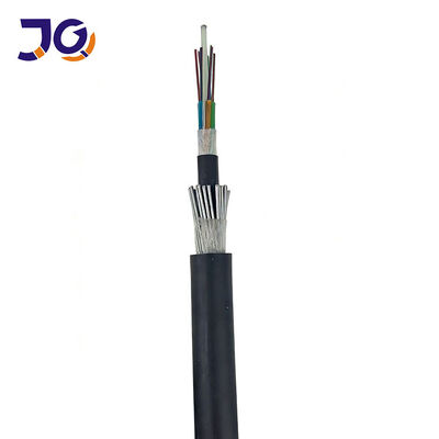 Câble à fibre optique enterré anti-rongeurs monomode G652D 48 âmes GYTA33 GYFTY33