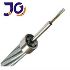 Câble de garde à fibre optique OPGW 24 48 cœurs pour systèmes de transmission d'énergie