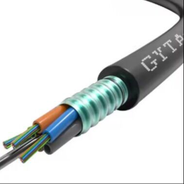 GYTA extérieur câble à fibre optique G652D 12 24 câble à conduit aérien universel