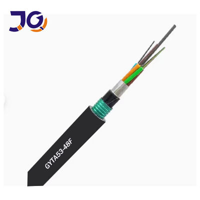 GYTA53 Directement enterré câble blindé en fibre optique 48 cœurs G652D Pour installation souterraine