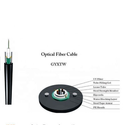 Câble des conducteurs 250μM Aerial Fiber Optic de la FCC SDOC 4