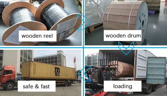 GYTA-36B1 câble optique blindé de fibre de noyau du mode unitaire G652D 36