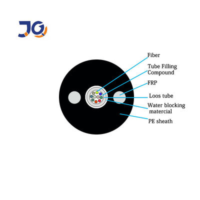 Câble de fibre optique blindé de 4 noyaux d'Unitube G652D