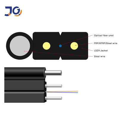 2 câble de fibre optique extérieur du noyau GJYXCH GJYXFCH FTTH