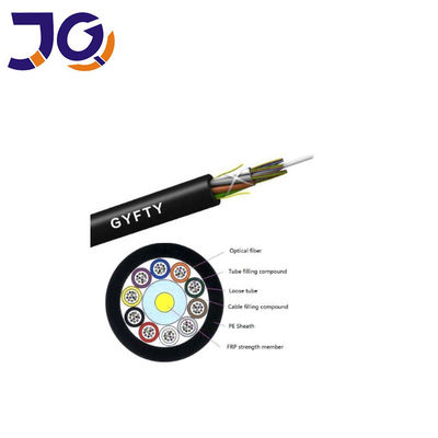 Câble optique aérien de fibre du mode unitaire GYFTY G652D d'OEM