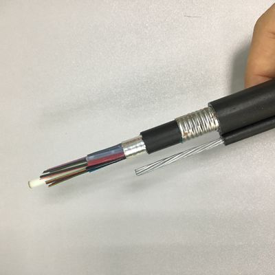 Doubles câble optique aérien de fibre de la figue 8 d'Aromred GYTC8S53