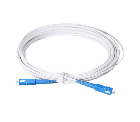 10m corde de correction optique de fibre de Sc de la longueur FTTH G657A1