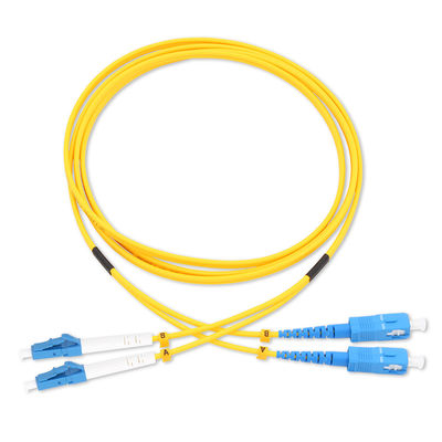 Corde de correction optique de fibre du simplex 3.0mm de mode unitaire de SC/UPC