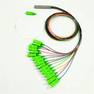 Diviseur optique de PLC de fibre de manière de la FCC FTTH FTTB FTTX 16