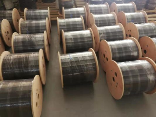 Couleur blanche noire optique de câble d'interface de fibre de la veste 2km/Drum FTTH de LSZH