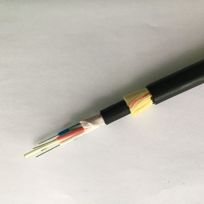 Câble optique simple non métallique de fibre de la veste ADSS 12 Hilos ADSS de FCC