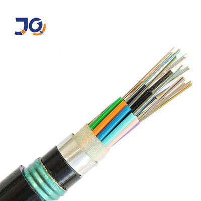 Cable à fibre optique extérieur GYTA 12 24 à noyau unique mode G652D pour les réseaux de communication