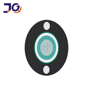 câble optique plat extérieur de fibre de 12Core 6.0mm GYFXTY