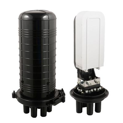 IP68 plastique 1 dans 4 hors de la fermeture optique d'épissure de fibre de dôme