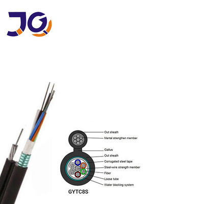 Prix compétitif Télécommunications GYTC8S GYXTC8Y GYXTC8S 12 24 48 96 144 Cable à fibre optique aérienne de base