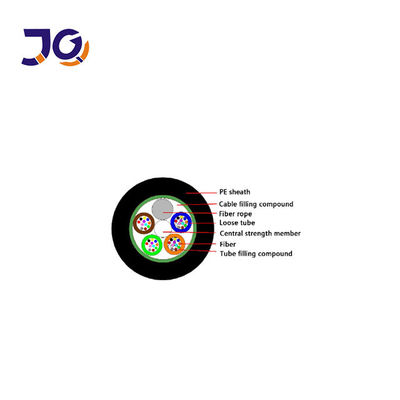 Conduit blindé 24 du câble GYTS de fibre câble de fibre optique de 48 96 144 288 noyaux