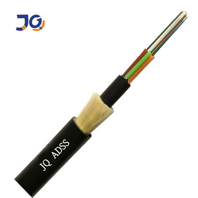 12 48 96 structure lâche échouée de tube de câble à fibres optiques de fibre du noyau ADSS