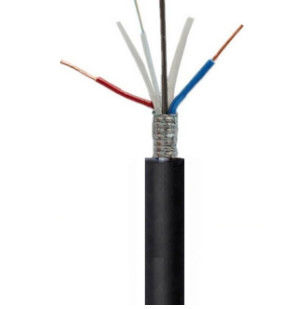 Cable hybride OPLC à fibre optique à 4 cœurs avec câbles en cuivre