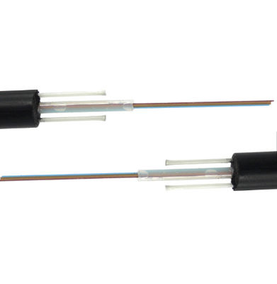 6 câble optique extérieur unitaire de fibre du mode G652D du noyau GYFXTY